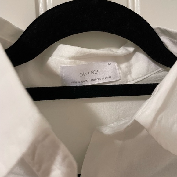 OAK+FORT White Button Up - Picture 4 of 4